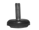 Stelvoet rond met 34mm met ingespoten vilt